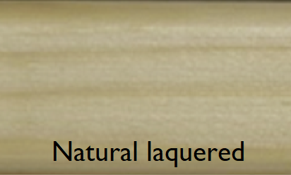 Natural laquered
