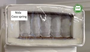 Nida Coco Spring. Firm springiness. 21 cm thick.