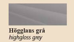 High gloss grey