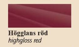 High gloss red