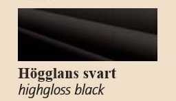 Högglans svart