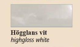 Högglans vit