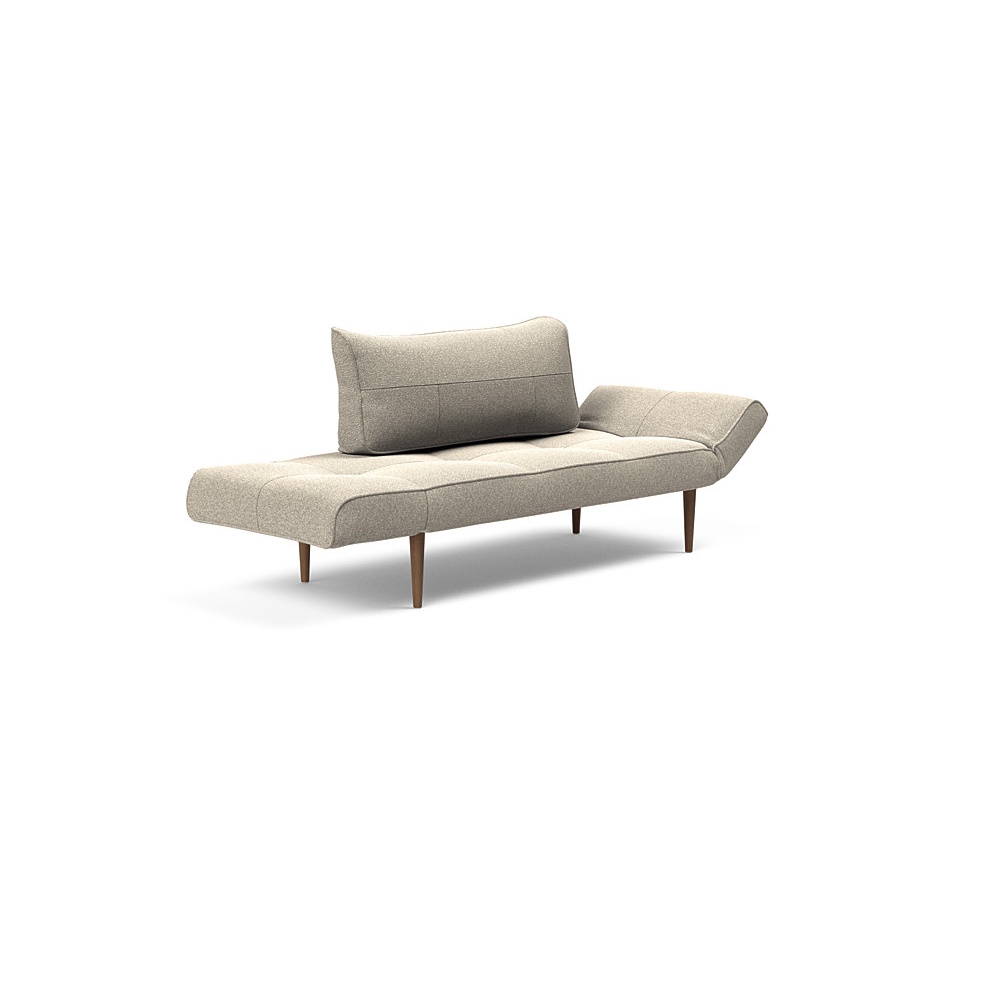 Zeal liten smidig bäddsoffa från Innovation living med en resårkärna i tyg 539 lite utfälld