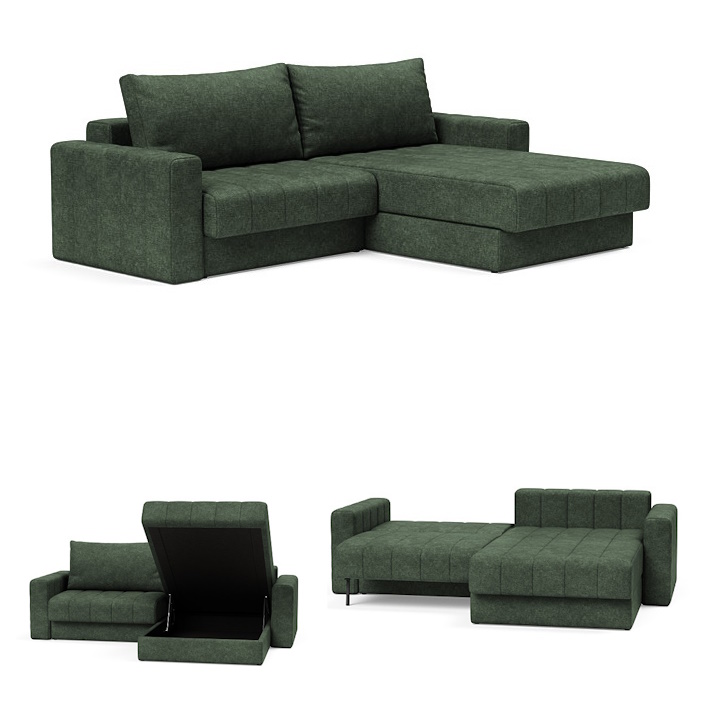 Akello longer bäddsoffa med armstöd från Innovation living första bilden