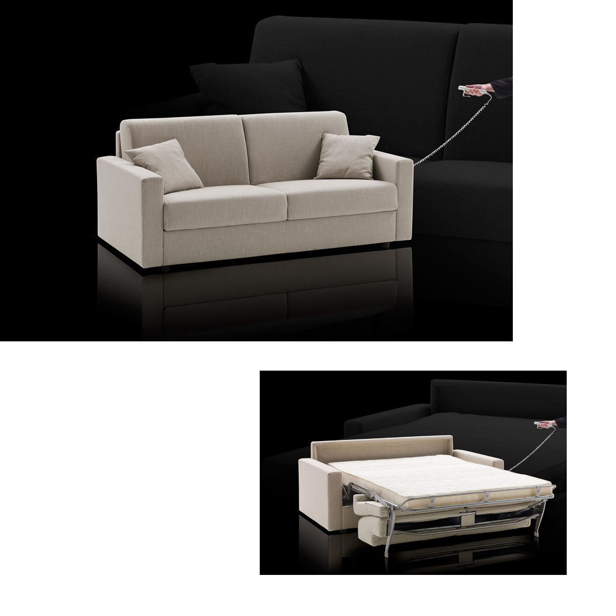 Italian Sofa Bed Mechanism Baci Living Room