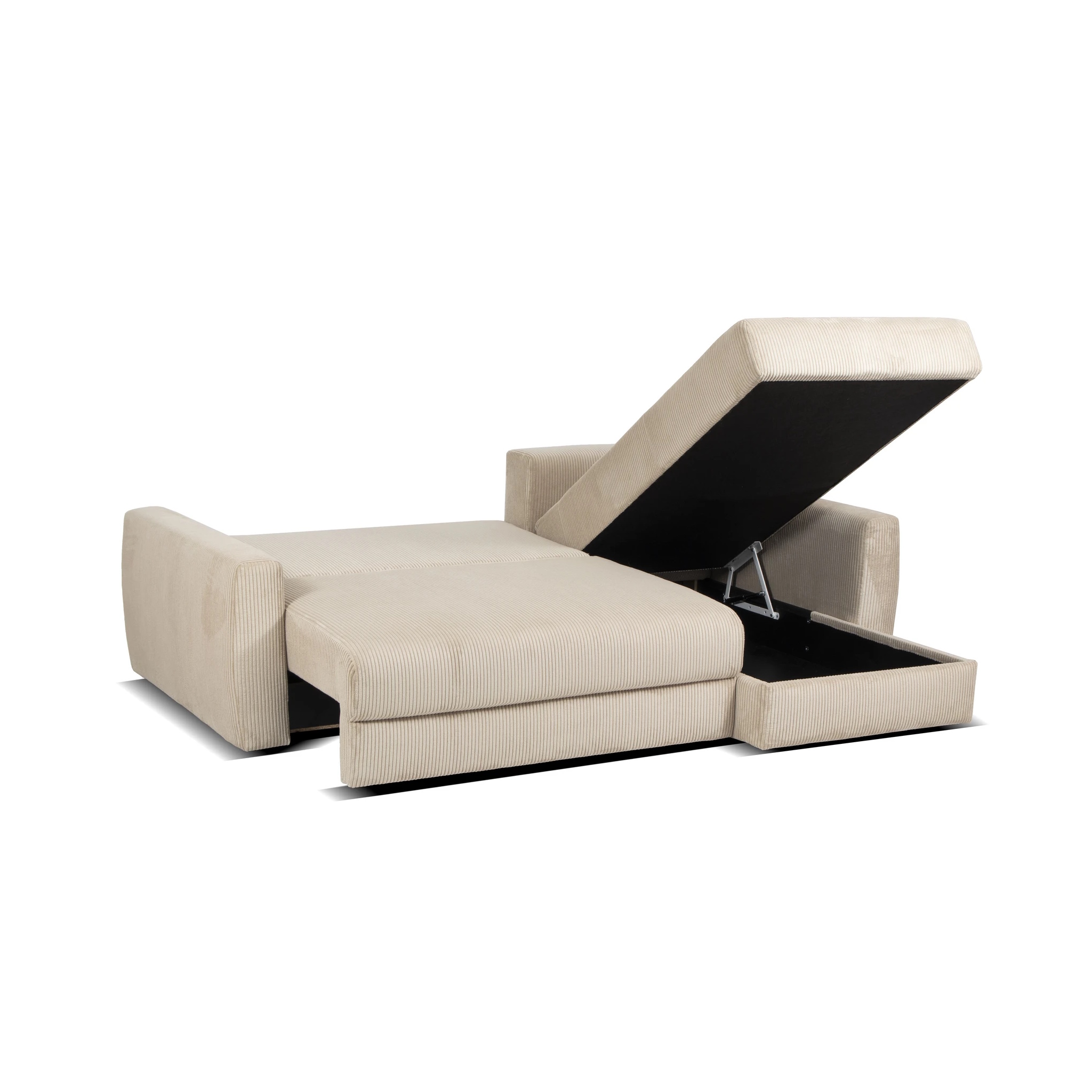 Gosa bäddsoffa med shäschlong och förvaring från Rave furniture