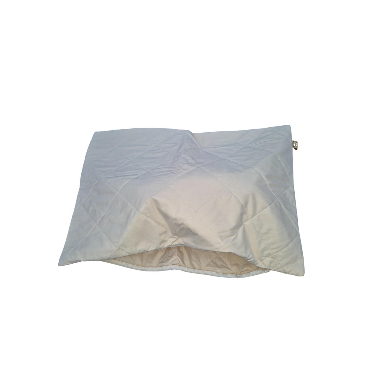 Ă–verdrag till bovetekudde i ekologisk bomull 40 x 60cm med innehĂĄll